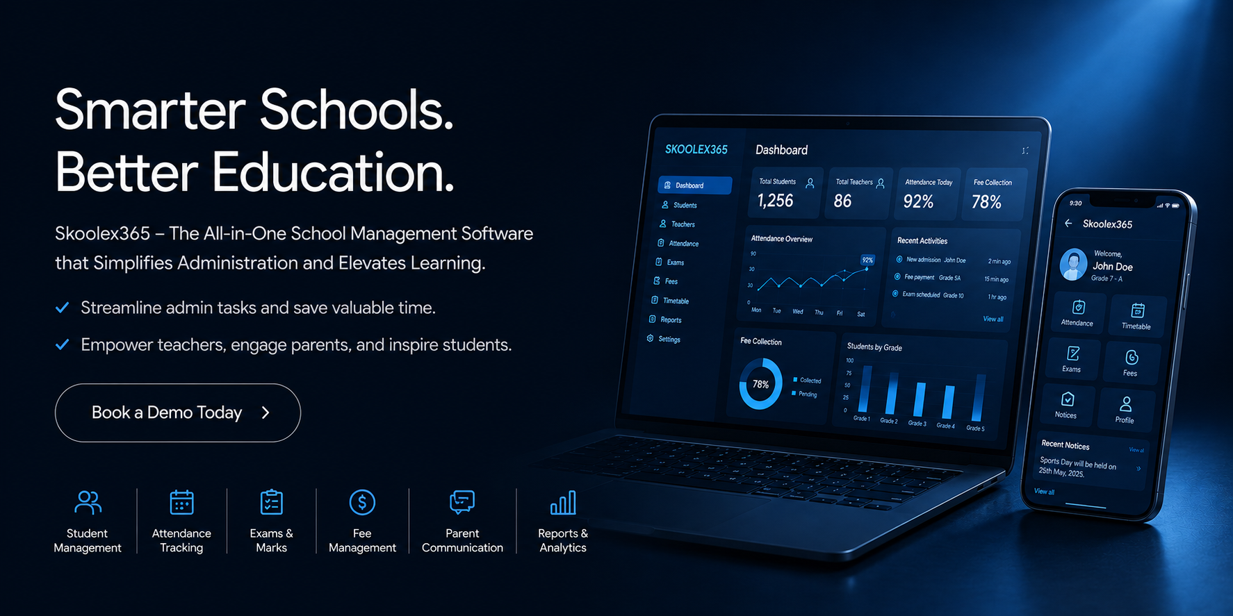 Skoolex365 - School Management Software